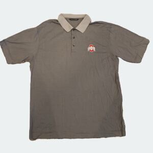 Ohio State Buckeyes OSU NCAA x Cutter & Buck DryTec Polo Shirt Men's Size XL